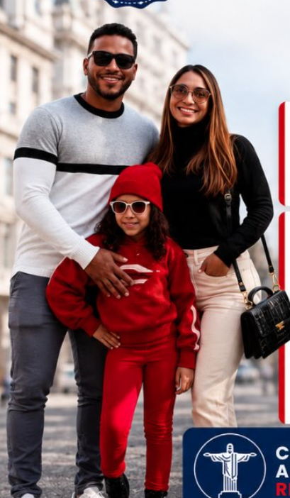 Família atendida pela AMEX no Rio de Janeiro