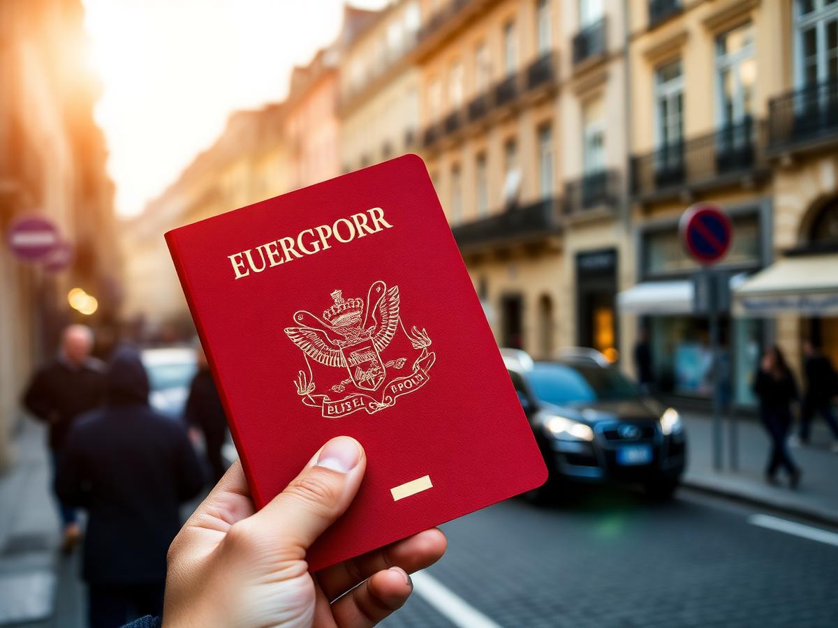 ESTA — passaporte europeu (passaporte vermelho)